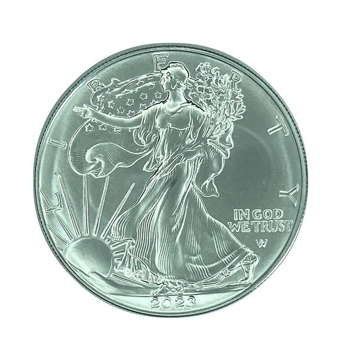 2023 American Silver Eagle BU -1oz .999 Fine In Capsule