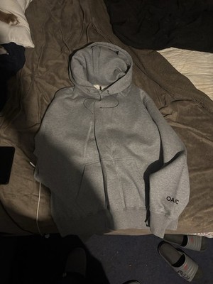 OAMC Fleece The Ghosts Hooded Gray Pullover Hoodie XL OAMN702681
