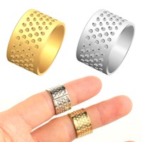 2 StüCk Fingerhut Zum NäHen, Verstellbar Langlebig FüR Handarbeiten Fingersch...