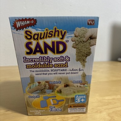 Squishy Sand Moldable And Incredibly Soft Sand 1.5 lbs Wham-O Kids As Seen On TV