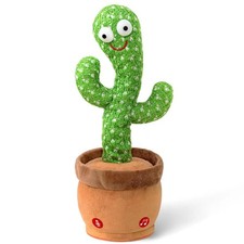 YMLTP Baby Toys Talking Dancing Cactus with Lights and Music, 120 Songs Plush To