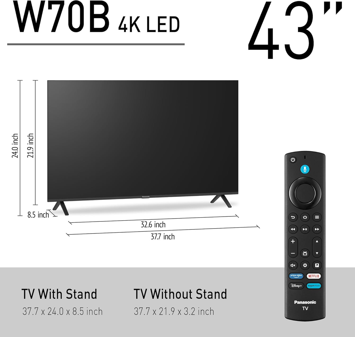 Panasonic W70 Series (2025 Model) 43
