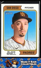 Blake Snell 2023 Topps Heritage #342 San Diego Padres Baseball
