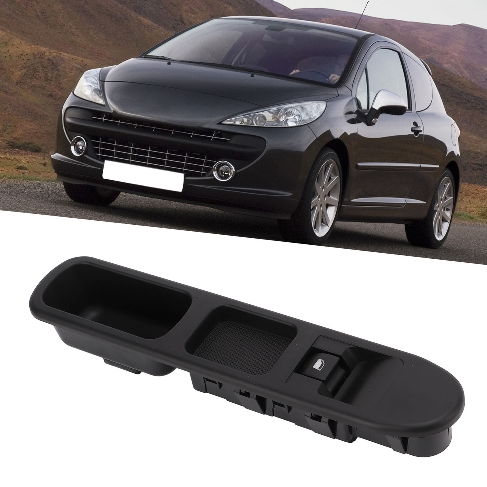 Fensterheberschalter Beifahrerseite 6490.HQ Abs Schwarz Sensitive Teil FüR Lif-image