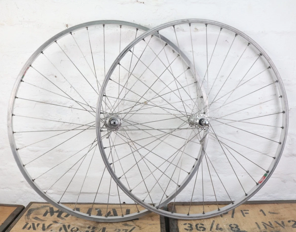 MAVIC MA2 SILVER ARGENT TIRE RIMS campagnolo hubs&quick releasse