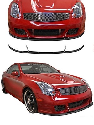 STILLEN for Infiniti G35 Coupe Splitter Series 2 Fascia Painted 03-07 Infiniti