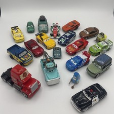 Disney Pixar Cars Diecast Lot Of 20 Various Characters Used