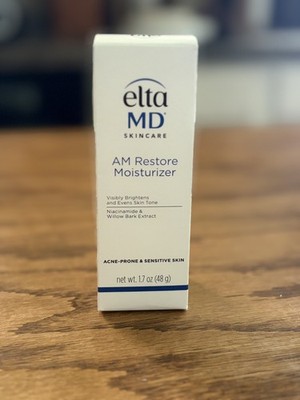 Elta MD AM Restore Therapy Facial Moisturizer 1.7oz AUTHENTIC NEW Exp. 02/2027