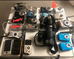 (Bundle Of 20) Mixed Lot Of Film/Digital/Video Cameras, All Working ✅