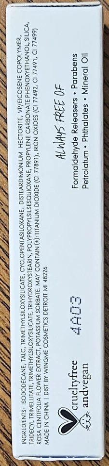 WingMe Cosmetics - Well Put Eye Primer - (0.34oz - Vegan) Mineral Oil Free - Image 3 of 4