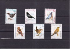SA30g Bulgaria 1987 Birds used stamps