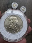90% Silver Franklin Half Dollar Average Circulated 1960-1963