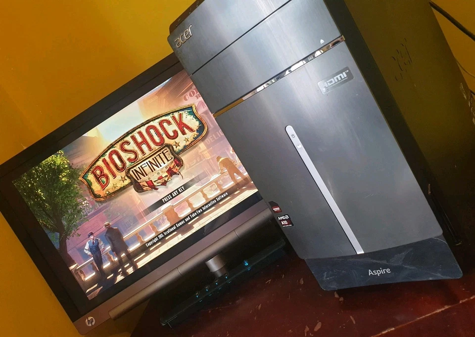 Acer Aspire TX-105 Gaming desktop,AMD A10, 1TB HDD,16GB ** GTA,Metro,Bioshock  - Image 3 of 4