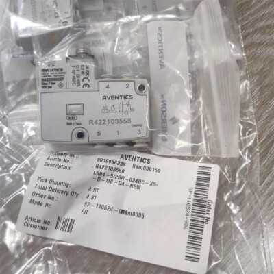1pcs AVENTICS Reversing Valve R422103558 Two-position Five-way 24DC