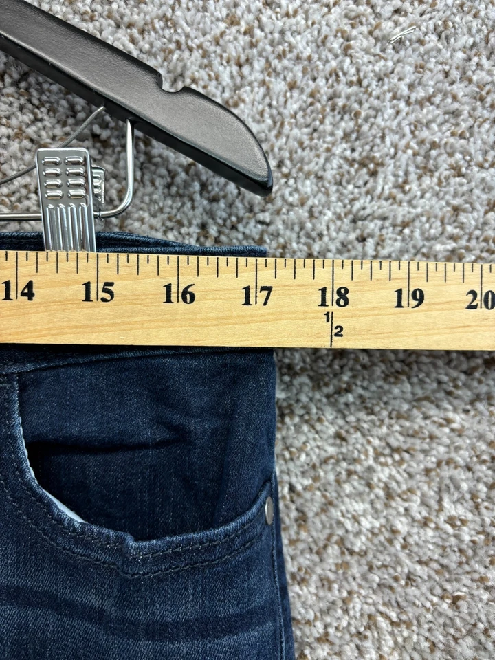 Elle Jeans Blue Dark Wash Skinny Jeans Stretch Women's Size 12 - Image 3 of 4