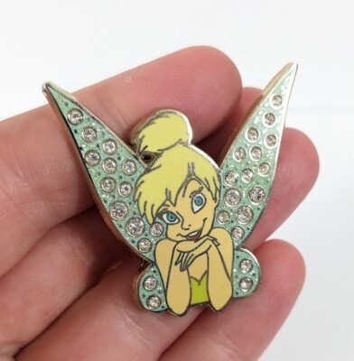 Tinkerbell Rhinestone Enamel Disney Official Trading Pin 2006 | eBay