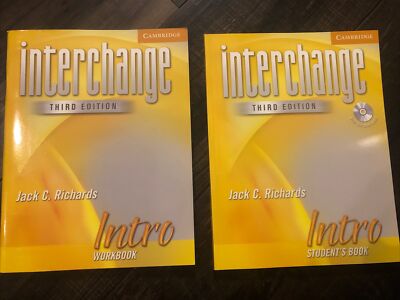 Interchange Intro Student's Book with DVD & Workbook Cambridge Jack Richards 3rd