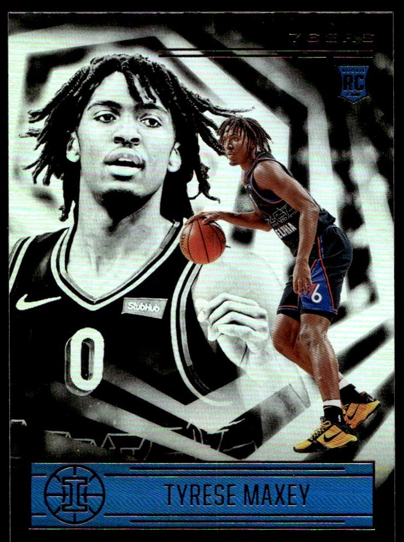 2020-21 Panini Illusions Tyrese Maxey Rookie G59 Philadelphia 76ers #162