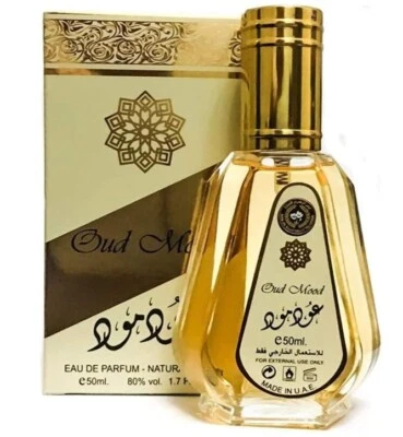 Oud Mood by Lattafa 50ml EDP| Eau De Parfum | Long Lasting | Ard Al Zaafaran