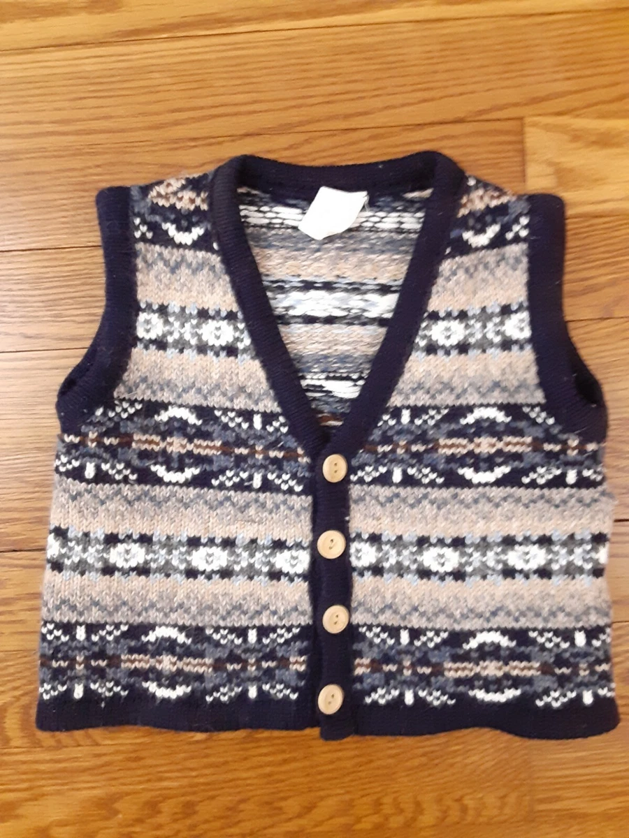 Boys blue deals sweater vest