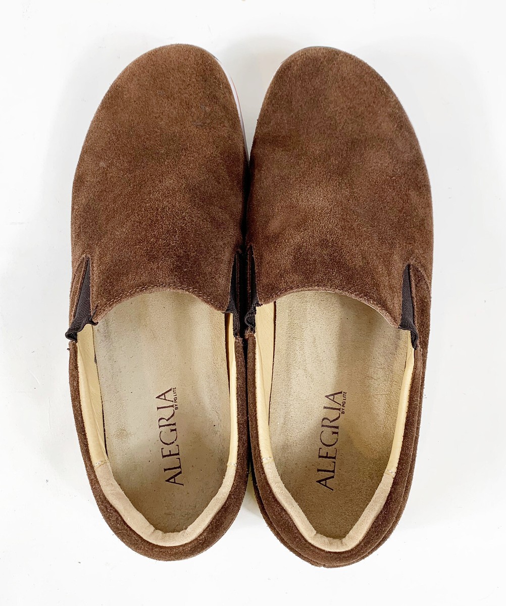 Alegria PG Lite Aaron Navy Suede Men’s Comfort Slip on Shoes size 40 Alegria | Shoes | Algeria Aaron Suede Men Casual Slipon  main image 2