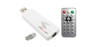NTSC PAL RF Coax To USB Converter Analog TV Tuner Stick For PC