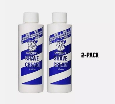 Campbell's Lather King Liquid Shave Cream 2-Pack 8 fl oz Hot Shaving Machine