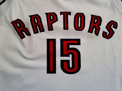 NBA Toronto Raptors basketball Champion White jersey #15 Vince