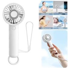 Mini Hand-held Fan Portable Folding Desk Fan Cooler Cooling USB Rechargeable Fan