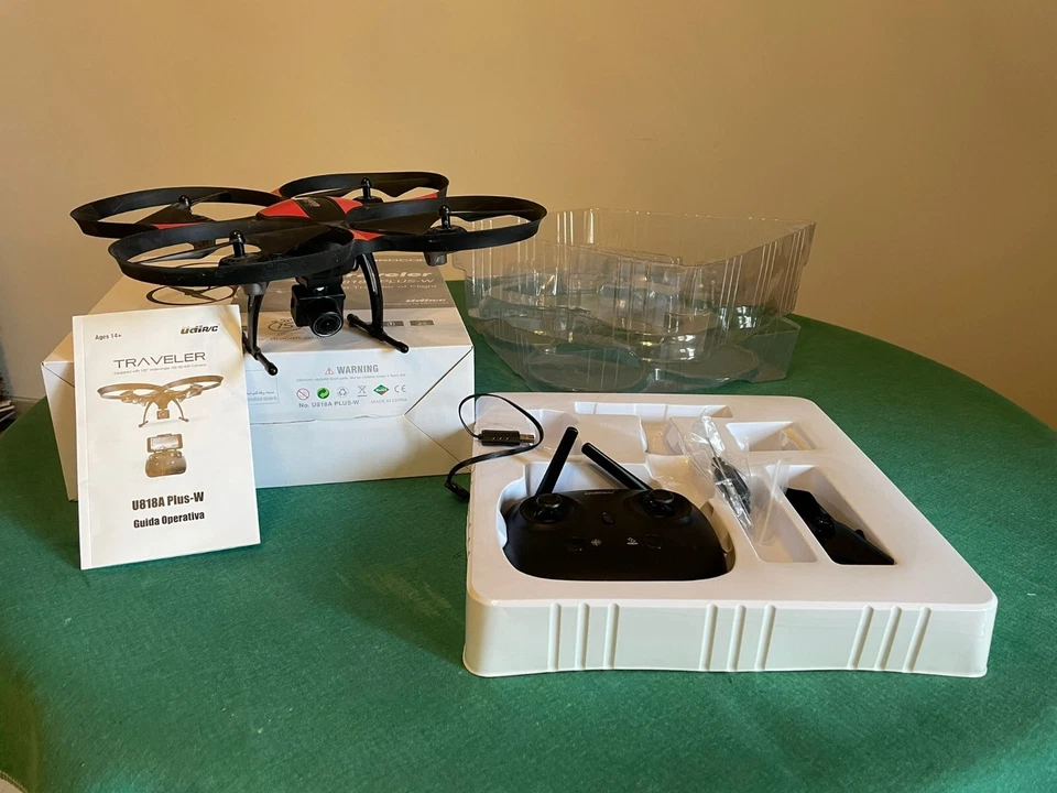 Drone Traveler / U818A Plus Quadrirotore RC autonomia volo 15 min (usato poco) - Immagine 3 di 4