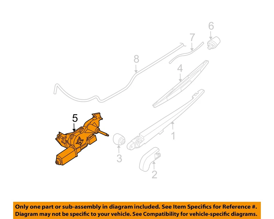Used Deck Lid fits: 2013 Nissan Xterra 4.0L wiper Grade A Foto 3 de 4