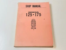 OEM Genuine Factory Honda Service Manual CD-125 SS-125 CL-125 CD-175 125cc 175cc