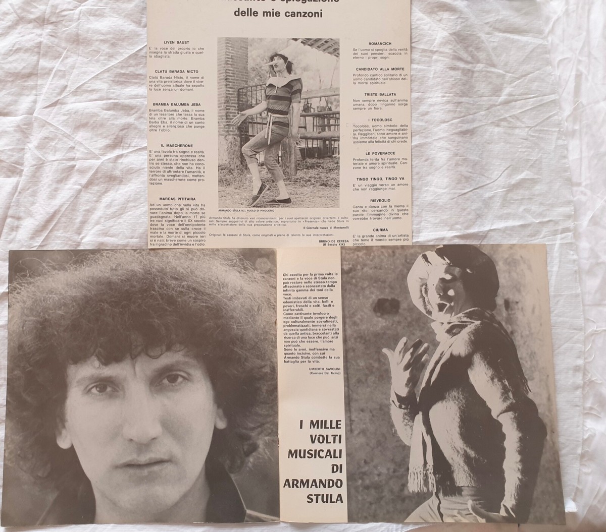 ARMANDO STULA RISVEGLIO Inserti ANNO 1980 ARCHIVAK 017 - Main Image