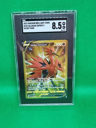 Galarian Zapdos V graded SGC 8.5 for sale on eBay