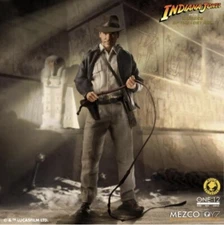 Mezco Toyz One:12 Indiana Jones Raiders of the Lost Ark(1981)(Harrison Ford)EXC.