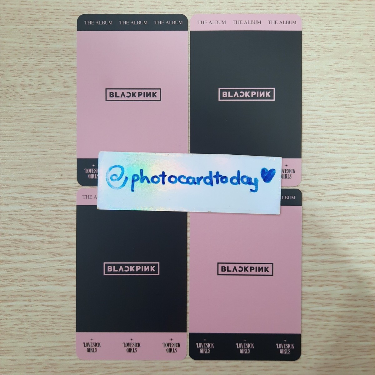 BLACKPINK LOVESICK GIRL PLAYING CARD YG SELECT POB PRE-ORDER