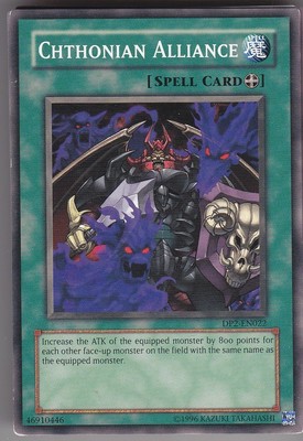 YU-GI-OH Chthonian Alliance Common englisch DP2-EN022 Chthonian Allianz