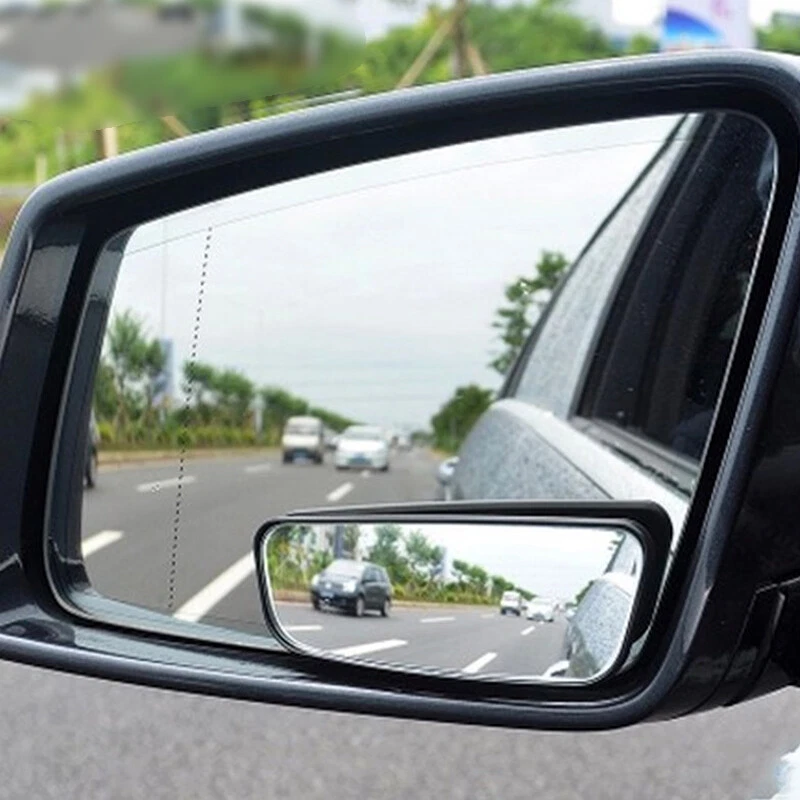 2x Espejo retrovisor auxiliar lateral universal para coche SUV punto ciego Foto 2 de 4