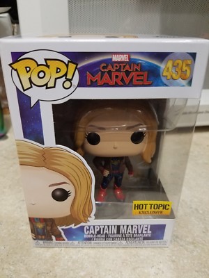 Funko Pop Marvel CAPTAIN MARVEL #435 Hot Topic EXCLUSIVE