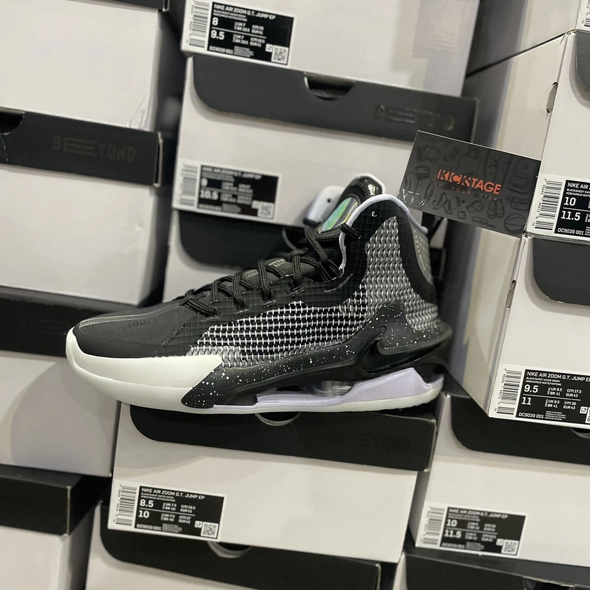 [ON HAND] Nike Mens Air Zoom G.T. GT Jump EP Own Space Black Grey DC9039-001