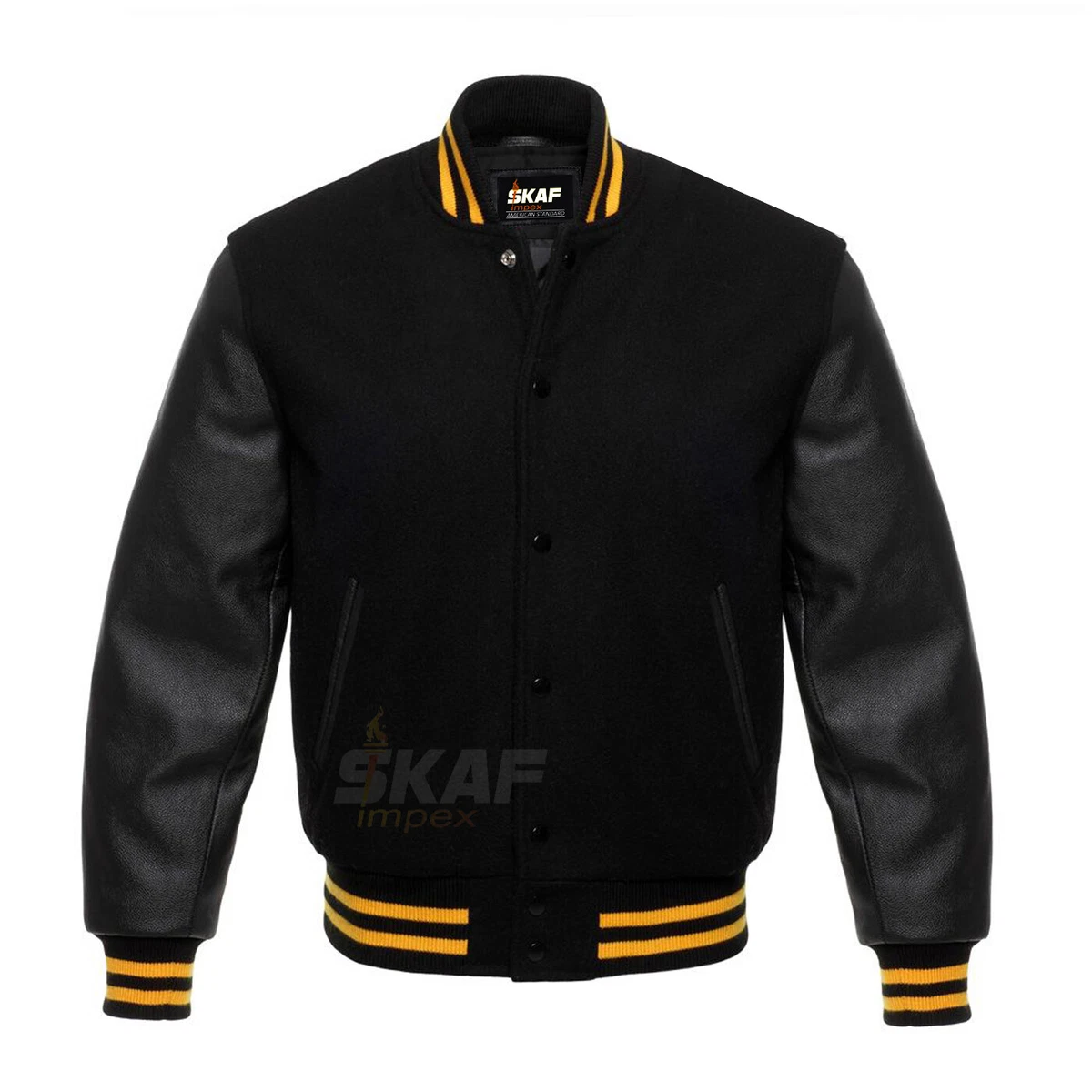 Wool-blend baseball jacket