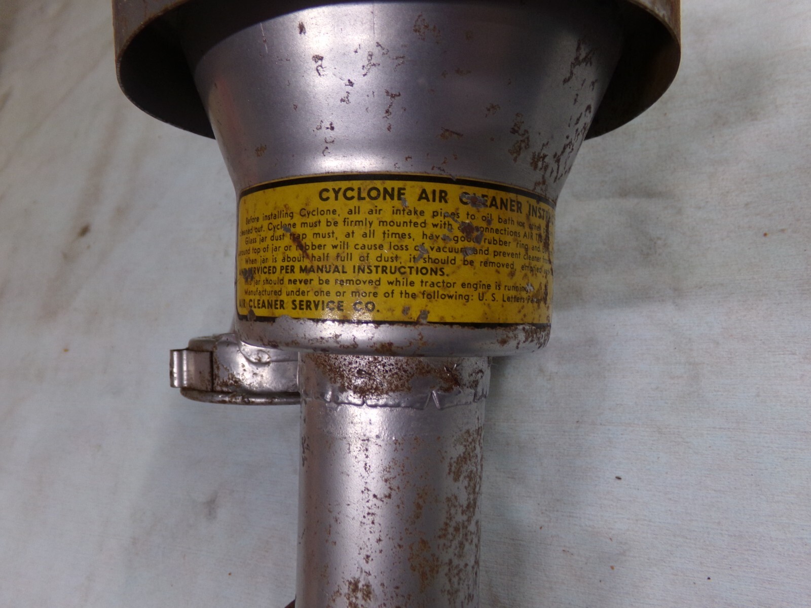 Cyclone Air Cleaner, Ford Tractor, 2N, 8N, 9N, etc. 1940's 1950's 1960