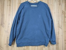 Lululemon Women  s Perfectly Oversized Crew Sweatshirt Blue Sz 8 Flawed