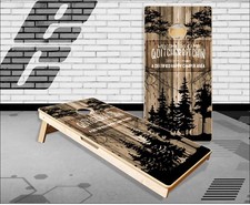 Camp Camping Quit Your Bitchin Cornhole Boards Bean Bag Toss Game