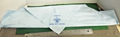 BSA Vintage Pastel Blue Scarf Boy Scouts USA Troop 424 SIERRA VIST AZ.