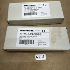 Turck, BL20-S4S-SBBS Basic Screw Terminal Connector Plug NIB Fast Shipping!