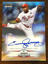 2025 Stadium Club Baseball Refractor Certified Autograph Jimmy Rollins Phillies
