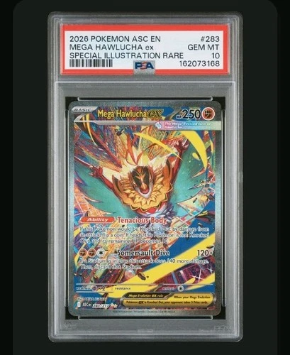 2026 Pokemon Asc En-Ascended Heroes #283 Mega Hawlucha Ex PSA 10
