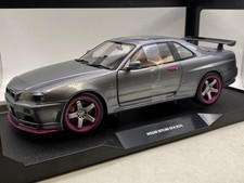 copy-48767 SOLIDO 1:18 Subaru Impreza WRX STI Sonic Blue 2003 Blue Diecast model