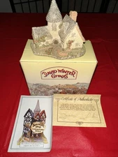Vintage David Winter Cottages 1985 THE VICARAGE  Box & COA
